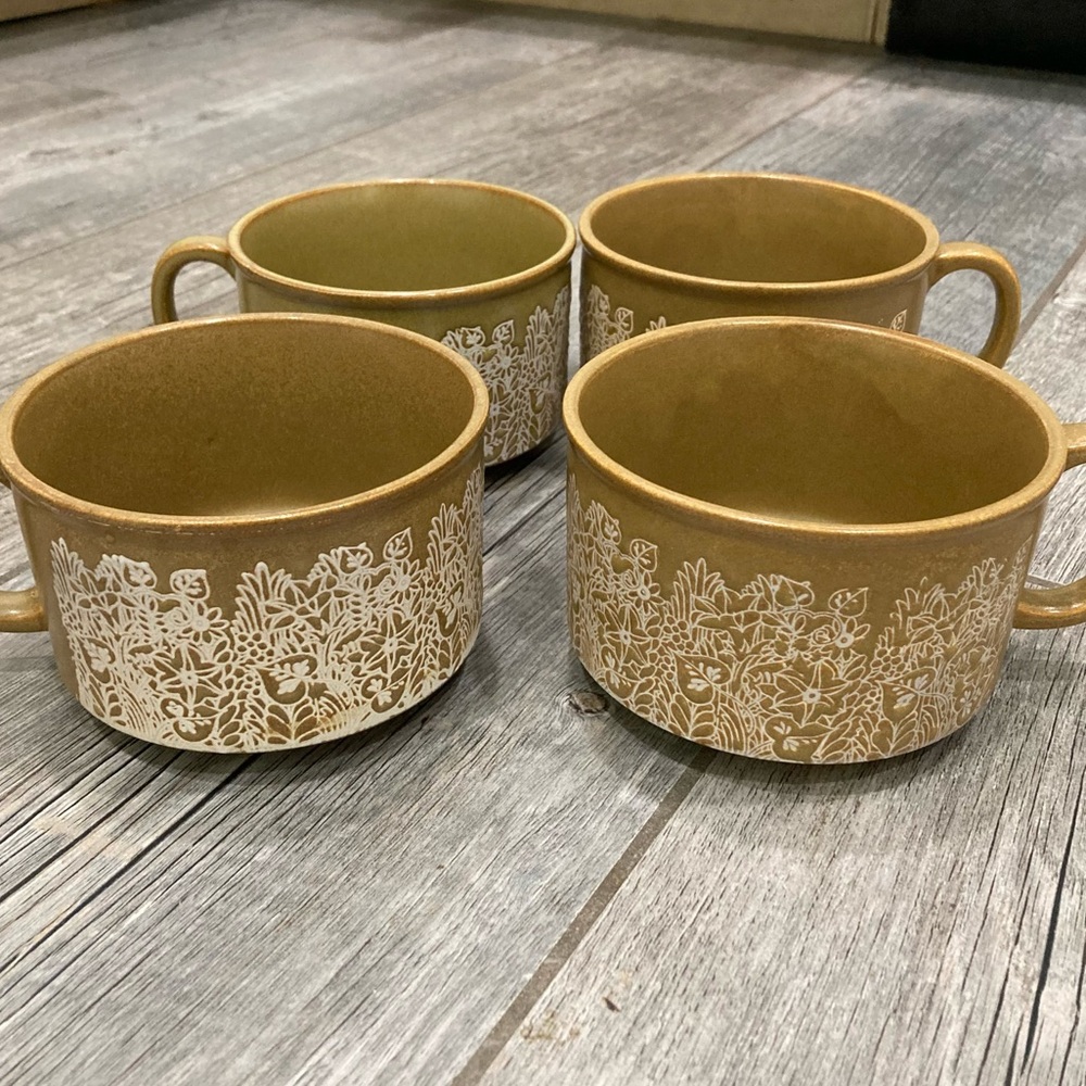 MCM soup coffee mugs set of 4